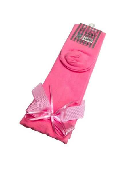 LUCYK&KİDS Çocuk Dizaltı Fiyonklu Pamuk Çorap 5-6-7-8- 9-10-11-12 Yaş