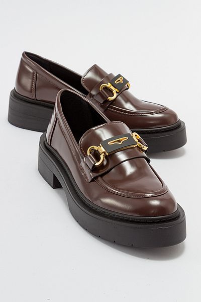 LuviShoes Жіночі мокасини UNTE Coffee Acma