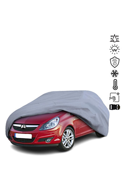 Teksin Opel Corsa D 5-door (2006-2014) Araba Brandası Miflonlu Su Geçirmez Araba Brandası Uv Koruyuculu