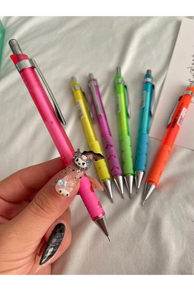 Planet Butik Osaka Transparent Body Versatil Pen Set of 6