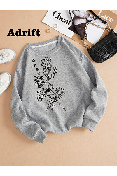 Adrift Dandelion Mole Streetwear Σχέδιο Harajuku/Γοτθικό Γκρι