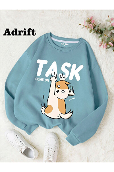 Adrift Task Come On Y2k Stil Harajuku Trend Design Haine de Stradă Harajuku/g...