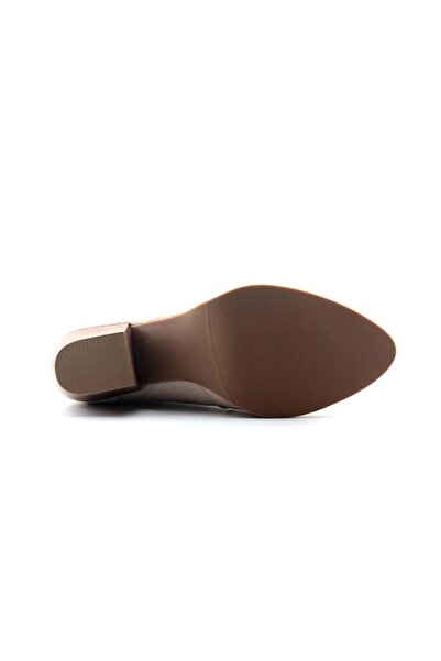 Pine Cone 403 Women's Canvas Heeled Boots Beige Nubuck