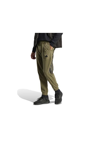 adidas Pánské fleecové tepláky M Fi 3S Pt Q4 IJ8859 Khaki