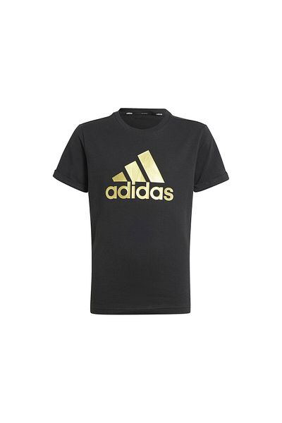 adidas Jg Bluv Q4 T Γυναικείο μπλουζάκι casual IA1548 Μαύρο