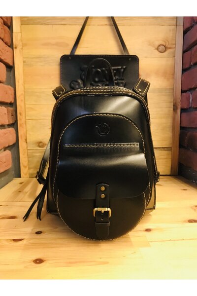 Honey Badger Leather El Yapımı Deri Sırt Çantası(leather Backpack)