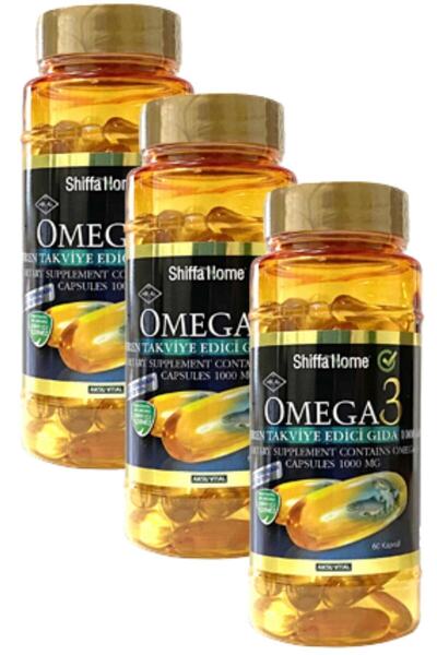 Shiffa Home Omega 3 Balık Yağı Trigliserit Form 1000mg 60 Softgel X 3 Adet