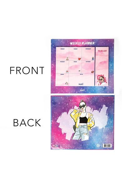 Şeker Ofisi Desktop Weekly Planner Notebook Model Girl Power