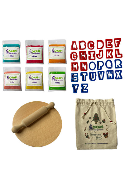 Okapi مجموعة ألعاب عجينة اللعب الطبيعية - (ECOPACK-REFILL) حقيبة 6x125 جرام، ...
