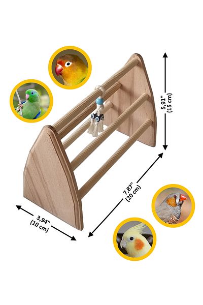Akat Cosy Five Branch Wooden External Perch