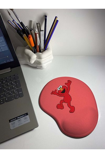 HobiShop Sesame Street Elmo Mouse Pad with Wrist Support