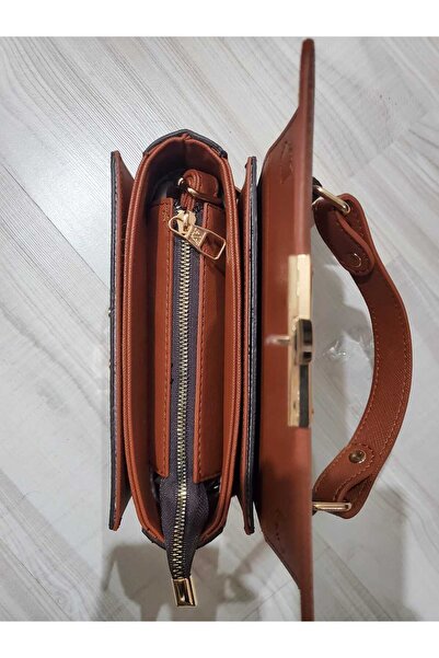 Armine 359 Kahve Baskılı Kadın Çanta