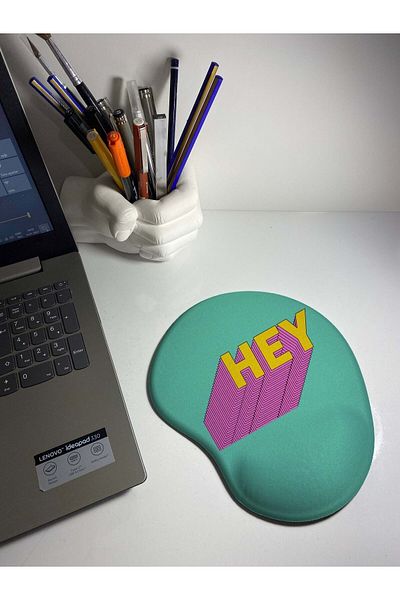HobiShop Hey - Mouse Pad cu suport pentru încheietura mâinii