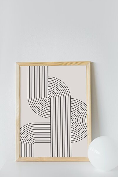 caddehediye RETRO TASARIM ÇİZGİSEL DUVAR TABLOSU MODERN ÇERÇEVESİZ POSTER