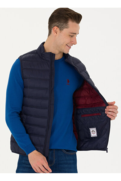 U.S. Polo Assn. U.S. Polo Assn. Lacivert Erkek Yelek YONY23K