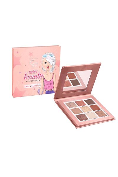 Golden Rose Miss Beauty Nude Addict - Eyeshadow Palette Model