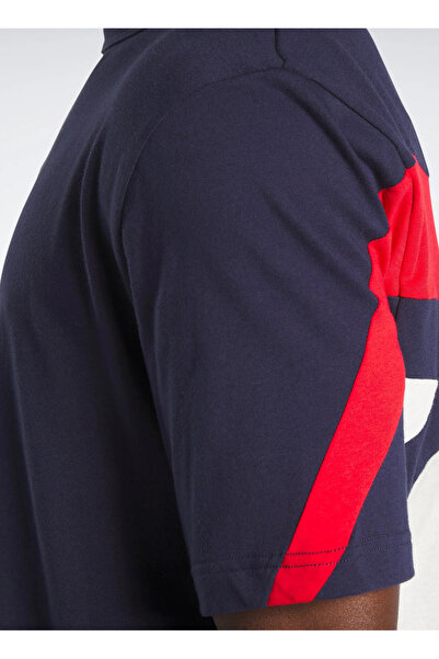 Reebok Lacivert Unisex Yuvarlak Yaka T-Shirt HS9145 CL BV SS TEE