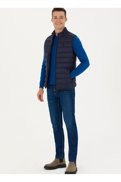 U.S. Polo Assn. U.S. Polo Assn. Lacivert Erkek Yelek YONY23K