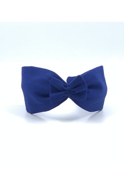ZELİCE TASARIM TINY BOW DETAIL Narrow Saxe BLUE CROWN MF02