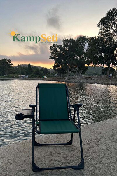 KS KampSeti 2 Adet Katlanır Kamp Sandalye Ve Masa Seti-taşınabilir Piknik Bahçe Sandalyesi-masası