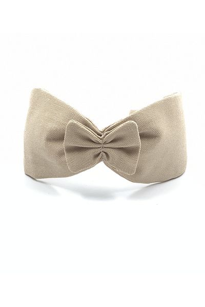 ZELİCE TASARIM Narrow BEIGE CROWN WITH TINY BOW DETAIL MF03