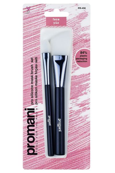 Promani Pro Silicone Mask and Brush Set of 2 - Pr-456