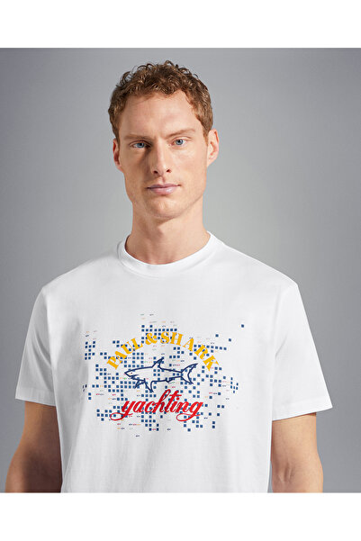 PAUL&SHARK ΑΝΔΡΙΚΟ ΠΛΕΚΤΟ T-SHIRT C.W. ΒΑΜΒΑΚΙ