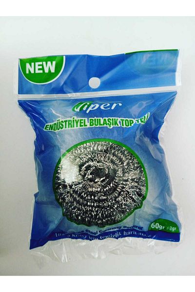 VİPER Viper Top Wire 60 Gr Industrial Dishwashing Wire – Dishwashing Sponge and Brush
