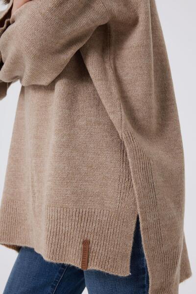 Lee Cooper Tricotaj de damă Lonas Pulover Bej