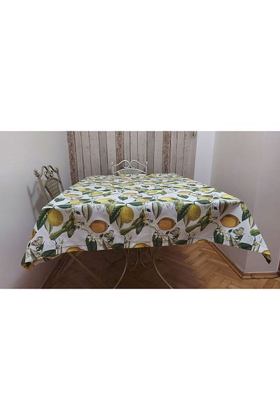 gonk Square, duck (FLUID REPELLENT, STAIN RESISTANT) Fabric, 180x180 Cm Tablecloth