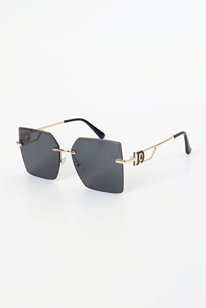 Kapin Amy Çerçevesiz Kristal Kesim Güneş Gözlüğü - Siyah