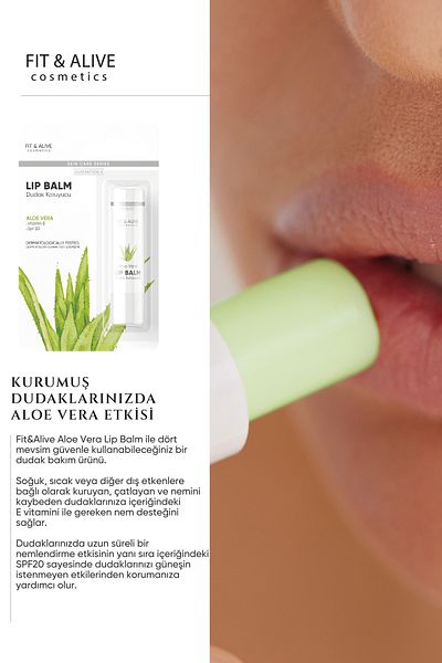 Fit & Alive Fitalive Aloe Vera Lip Balm