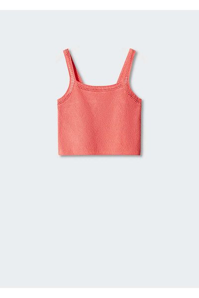 MANGO Kids Tricou Roșu Pentru Copii