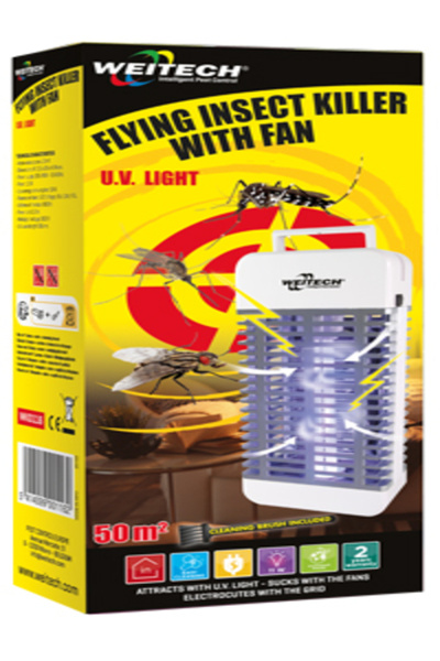 Weitech Mikrosera - Belçika Malı - Wk0116 Fanlı Uv Işıklı Sivrisinek Kovucu– ...