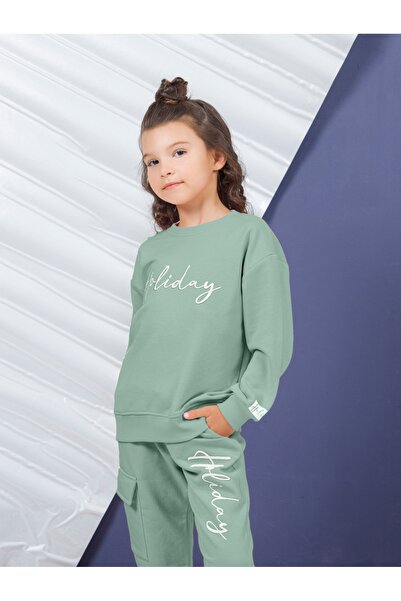 Dmb Set de trening pentru fete cu broderie de sărbători