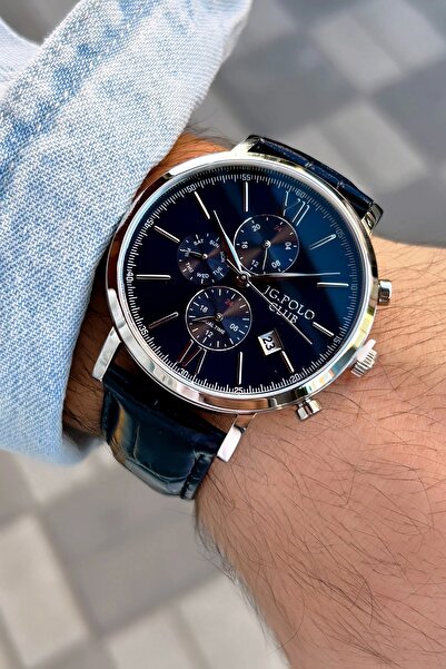 JG. Polo Club Jg. Polo Clup JPC.0923 2238K.3 Deri Kordon Erkek Kol Saati