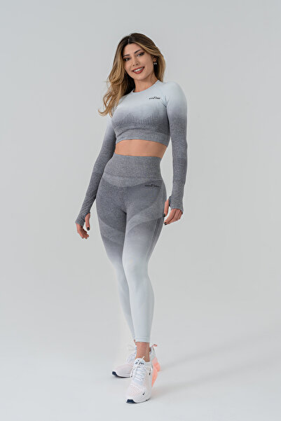GYMXPRO Dikişiz Uzun Kollu Crop Top (TEK ÜST)