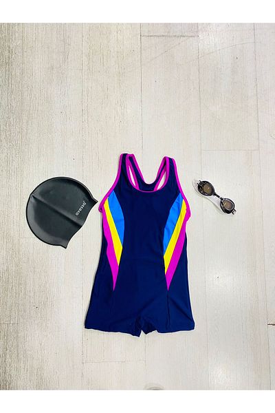 GC GÖKHAN CLUB Set de înot pentru copii Costum de baie Ochelari de înot Bone
