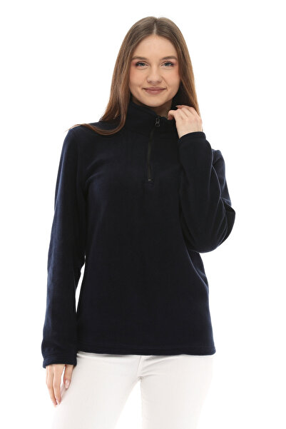 GHASSY CO. Ghassyco. Women's Half Zipper Fleece Sweatshirt