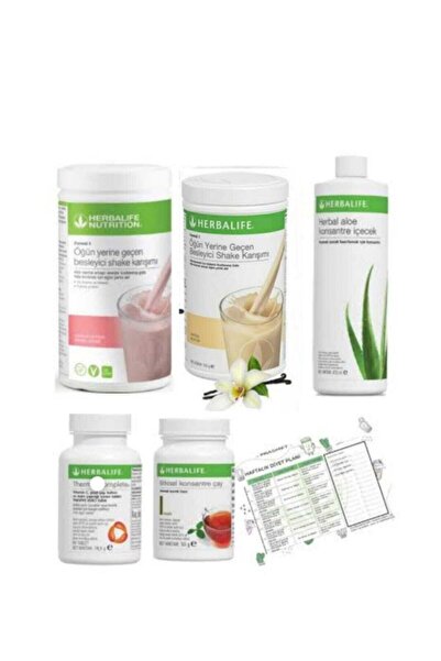 Herbalife Vanilylı Ve Ahuddu- Beyaz Çikolta Shake,şeftli Çay50gr,aloevera,ter...