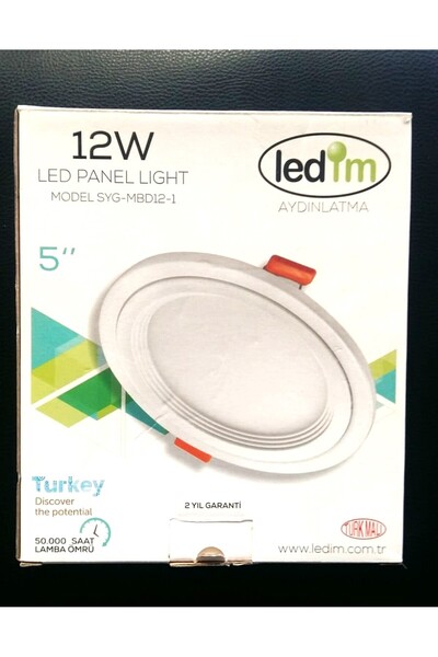 Ledim 12w Slim Led Panel 3000K Sarı Işık