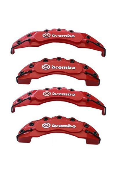 Tiger Marketing Aston Martin Rapide Compatible Brembo Red Caliper Cover 4-Piece with Oil Hose