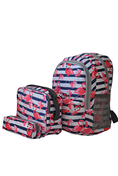 MGV KIZ ÇOCUK OKUL ÇANTASI BESLENME ÇANTASI VE KALEMLİK SETİ