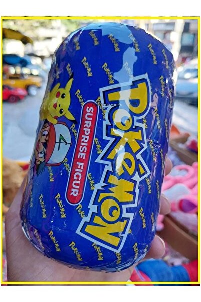 Oyuncakadresi Pokemon 44 Game Cards 24 stickers and 3 Figure Toys Surprise Box