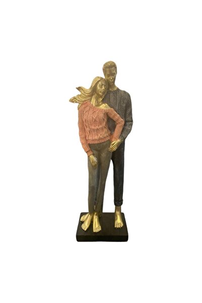 T.Concept Dekoratif Kazaklı Erkek Kadın Sevgili Biblo, Sevgiliye Hediye 55128