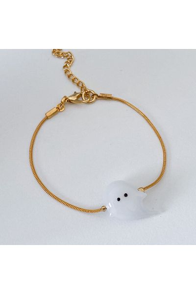 CHARMLUCKY Murano ghost bracelet