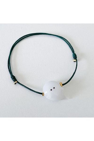 CHARMLUCKY Murano ghost bracelet(string)