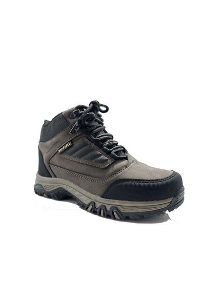 Wanderfull 3022 Brown-Black Fur Lined Zippered Children's Boots