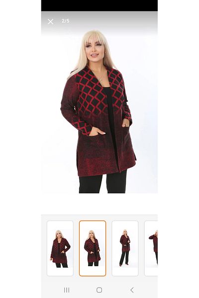 Butik Lena large size Cardigan