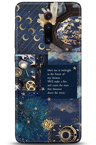Noprin Xiaomi Mi 9T Kılıf HD Baskılı Kılıf - Followed Institution 0196